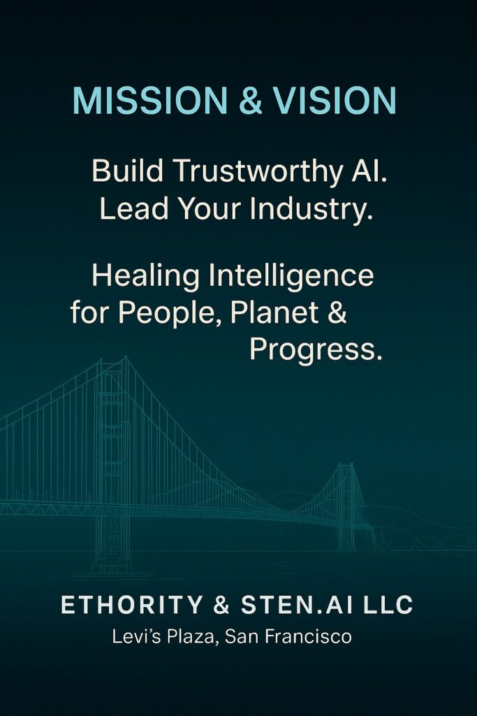 ETHORITY’s mission is to empower organizations to innovate responsibly by embedding ethics, compliance, and trust into every AI system.